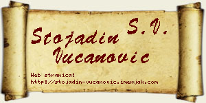 Stojadin Vučanović vizit kartica